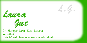 laura gut business card